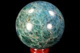 Bright Blue Apatite Sphere - Madagascar #90206-1